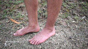 Feet in the grass