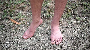 Feet in the grass