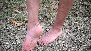 Feet in the grass