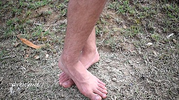 Feet in the grass