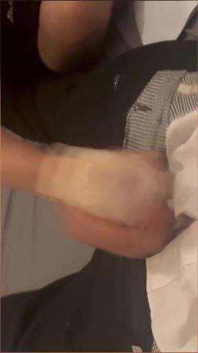 Thrilling moment from &quot;Young student asian twink just 18 helps old English teacher shoot huge cum load.&quot;
