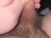Fat Teen with small cock (wank+cum)