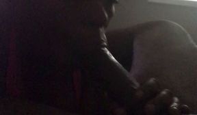 nut all down her throat