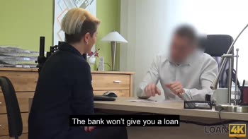 Elena Lux's Loan Audition: Blonde Milf's Office Seduction