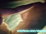 Teasing a straight guy in public pool and being fucked during a Midnight Bath (French Twink)