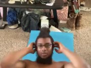 Abs legs and shadow boxing