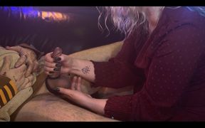 Erotic Handjob From Stepmom