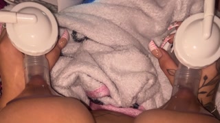 I needed you to suck my pierced nipples, instead I used my pump