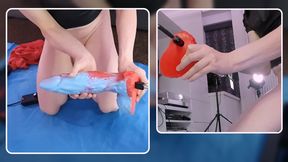 Mike Essex tries an impossible dragon dildo