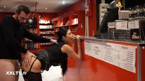 Ania Kinski, the busty and naughty sex shop seller