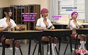 Futa3dX - Busty Futa Classroom Thresome Comic