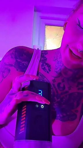 Girlfriend Experience Using Masturbator Toy