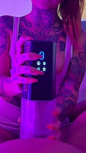 Girlfriend Experience Using Masturbator Toy