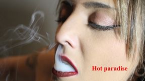 This woman is so sexy and sensual when she smokes (Lorédana) HD - WMV