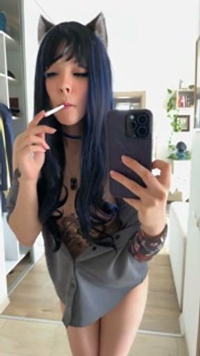 Cosplay Smoking Cigarettes Compilation PART III (full vids on my 0nlyfans/ManyVids)