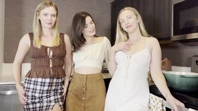 we got naughty in the kitchen... you’re next 😉 (joi w/ stella & dharma)