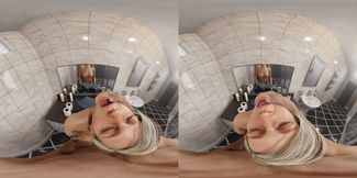 Cassie Cage's Quick Freshen-Up in the Washrrom