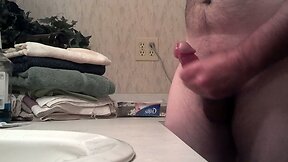 glass prostate toy and cumshot