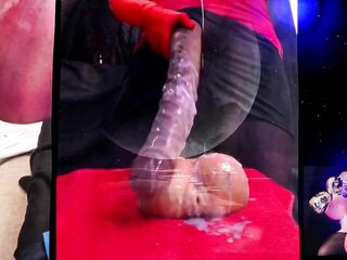 Giant BBC Screwing Booty Twat Cum on Booty Party - La Gigante Genitalia Real Futa Large Balls Music Compilation Cum Coach - Me all clothed up