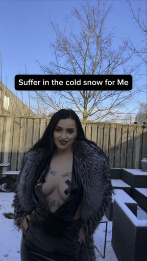 Session POV: Suffer in the cold for Me / Some sadistic fun in the snow