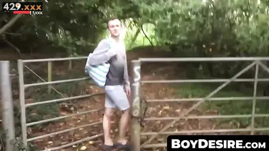 Boy-Dessert Riding Woodlands DILDO & Intense Jerk Off Session" #AmaturePornHub2017