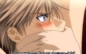 Tied up anime gay twink getting honey jerked and bareback