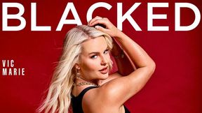 Vic Marie's blowjob porn by Blacked.Com