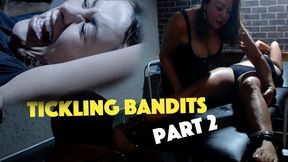 Tickling bandits part 2 1080p - Blonde agent captured and tickled - foot tickling - tickled by two - belly tickling - armpit tickling