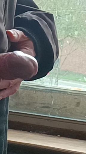 Masturbating and Cumming by the Window at Friend's House - Rockardglans