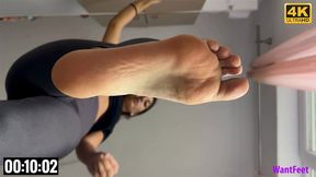 Barefoot Face Stomping - 4K MP4