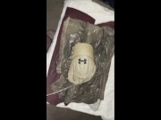 Pissing clothes then put them on