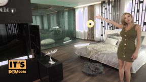 ”itsPOV - Shalina Devine initiates ass fucking threeway for new roomates”