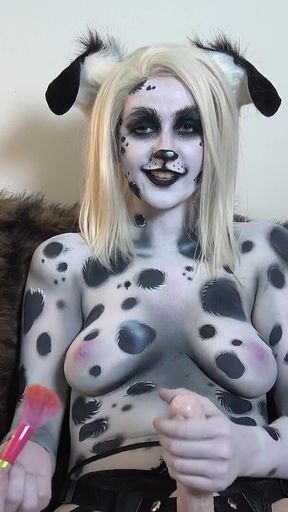 Dalmatian Bodypaint Domination Experience