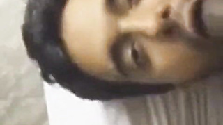 Indian Amateur Deep-throats a Monstrous Black Manmeat