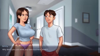 Summertime Saga - Give Oil Massage To My Hot Step Mom's Hot Sexy Legs