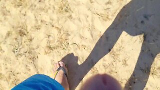 Handjobs in public places with a naughty girl