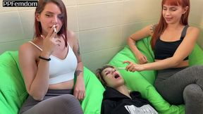 amateur lezdom human ashtray humiliatrix and smoking fetish