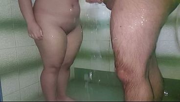Nos ba&ntilde_amos con la c&aacute_mara prendida