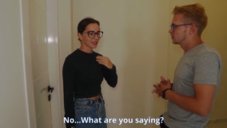 The Husband watches his Wife being Fucked by a realtor for a Discount!