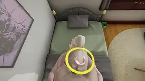 POV finger play leads to Mercy swallowing Overwatch cream load