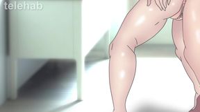 Midoria Fucked Uraraka in the Shower Hentai!my Hero Academia 2D Porn