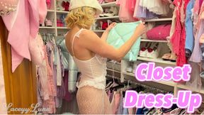 Getting Dressed An HD Solo POV of me in my closet picking out my outfit HD sexy lingerie and layers included!