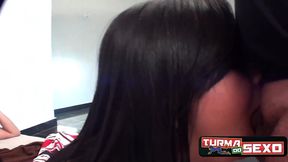 celine salles tras uma casada com a bunda em chamas para o turma - andressa rio - celine salles - frotinha porn star -