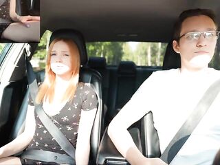 Surprise Verlonis for Justin lush Control inside her cunt whilst driving car in Public