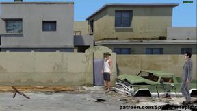 Adventures Of Wily D: foot fucking in motel with hot Latina MILF ep 104