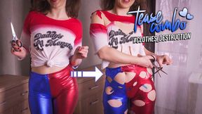 Harley Quinn Cuts Off Her Favorite Outfit Piece By Piece