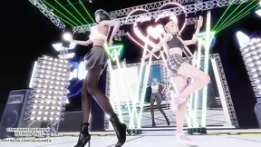 MMD Sunlight Marie Rose Tamaki Sexy Dance Doa Hentai Uncensored 4K 60FPS