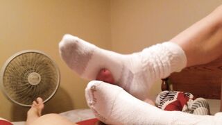 Ex Ex-Wife Post Workout Sockjob