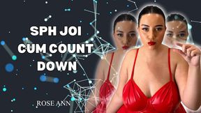 Femdom - Sph - JOI - Cum Count Down - Jerk Off Instructions - Small Penis Humiliation - Featuring Rose Ann
