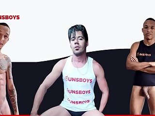 Three gifted men enjoying themselves - Masturbation compilation #2 (Thiago Moreno, Jlio Alves and